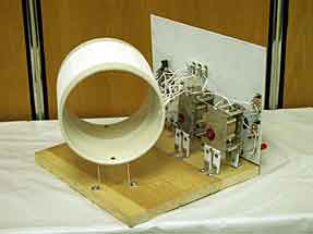 Rear view of radio