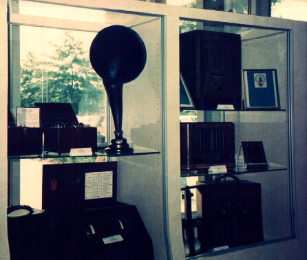 Some of the radios and phonos on display
