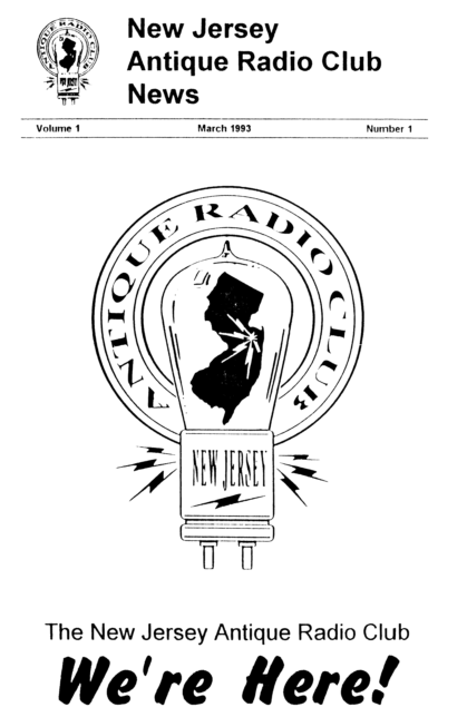 NJARC's first newsletter